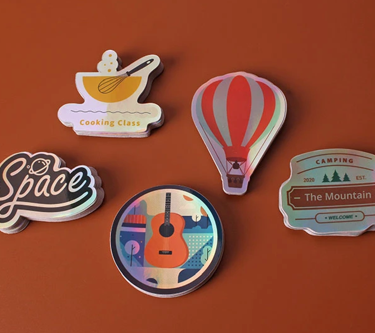 Custom Hologram Stickers