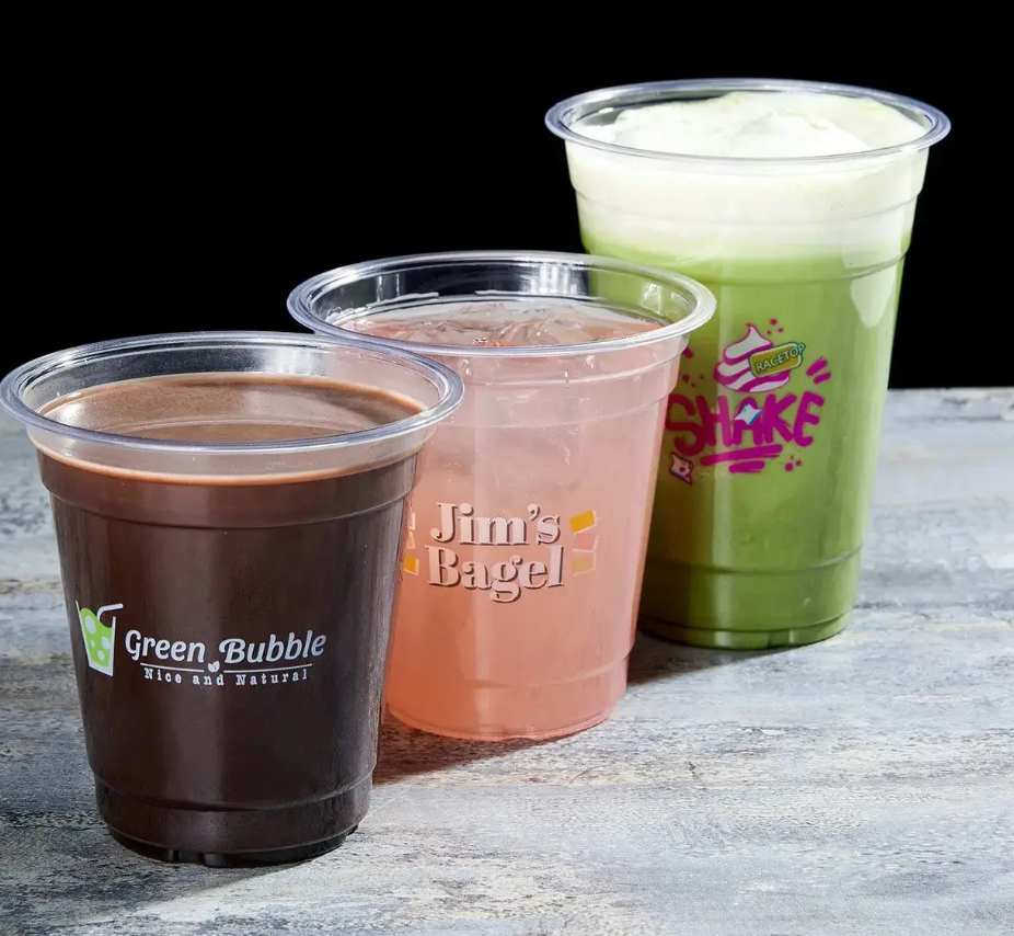 Custom 12oz Recyclable Clear Cold Cups