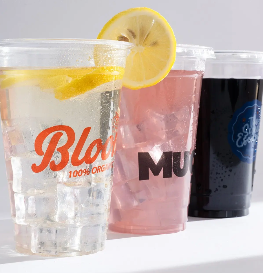 Custom 20oz Recyclable Clear Cold Cups