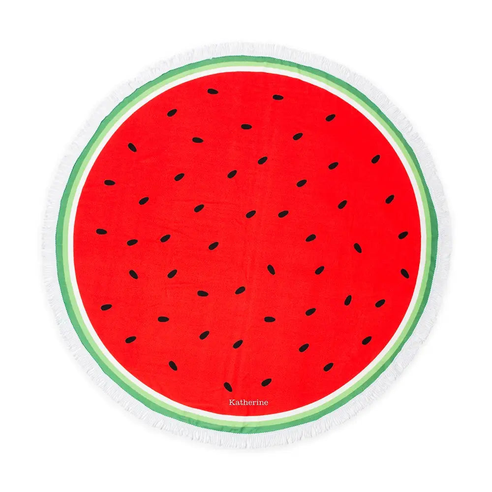 Custom Round Beach Towels