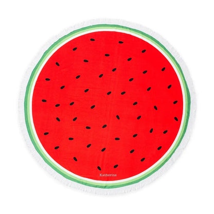 Custom Round Beach Towels