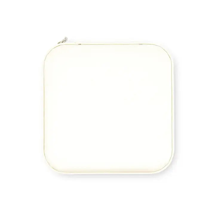 Custom White Travel Jewelry Case