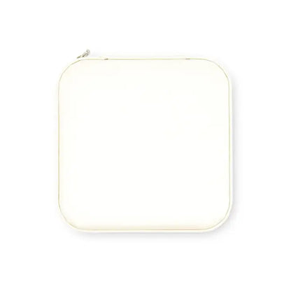 Custom White Travel Jewelry Case