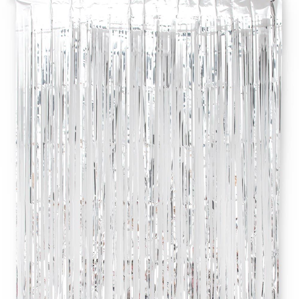 Metallic Foil Fringe Curtains