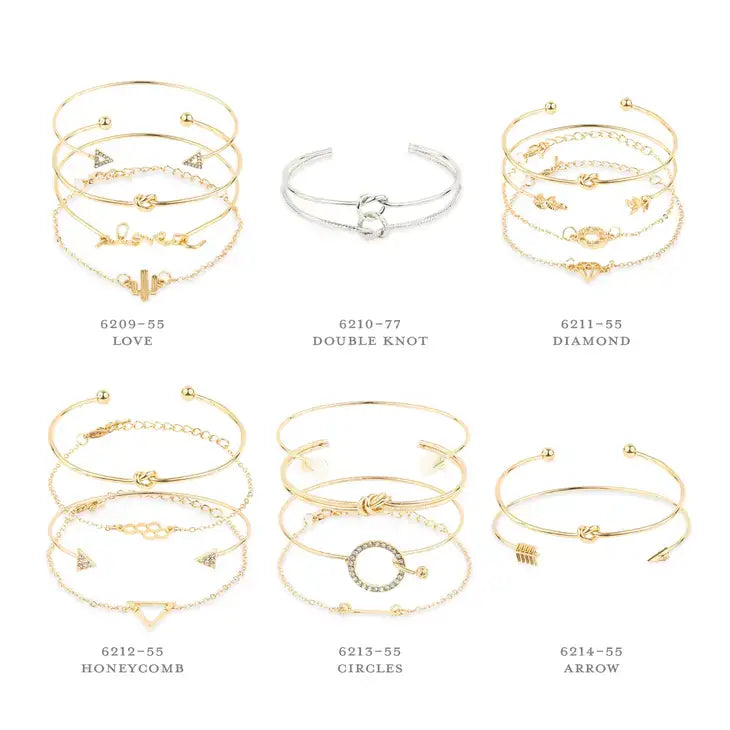 Custom Bracelets & Bangles Bridal Party Gift Set