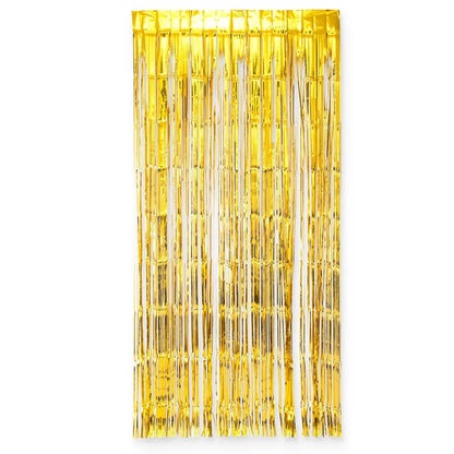 Metallic Foil Fringe Curtains