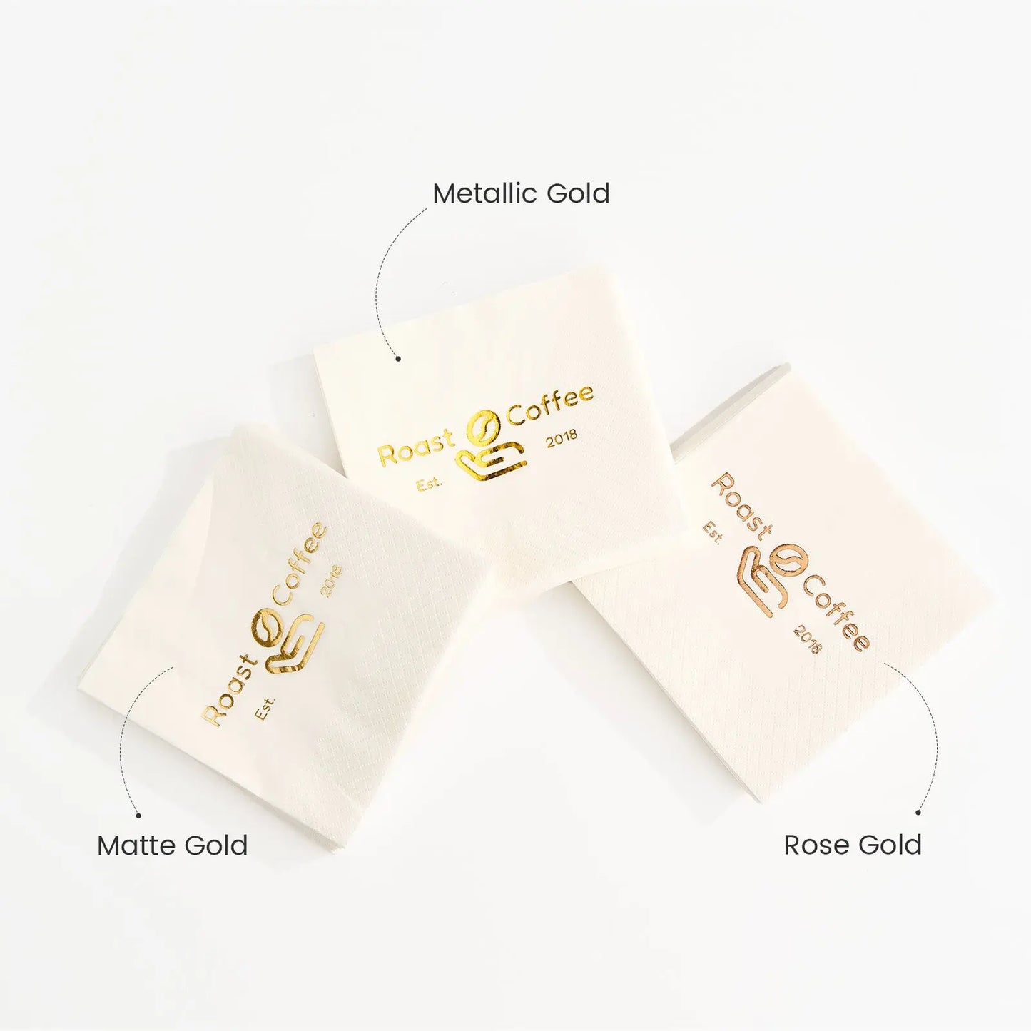 Custom Foil Beverage Napkins