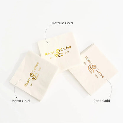 Custom Foil Beverage Napkins