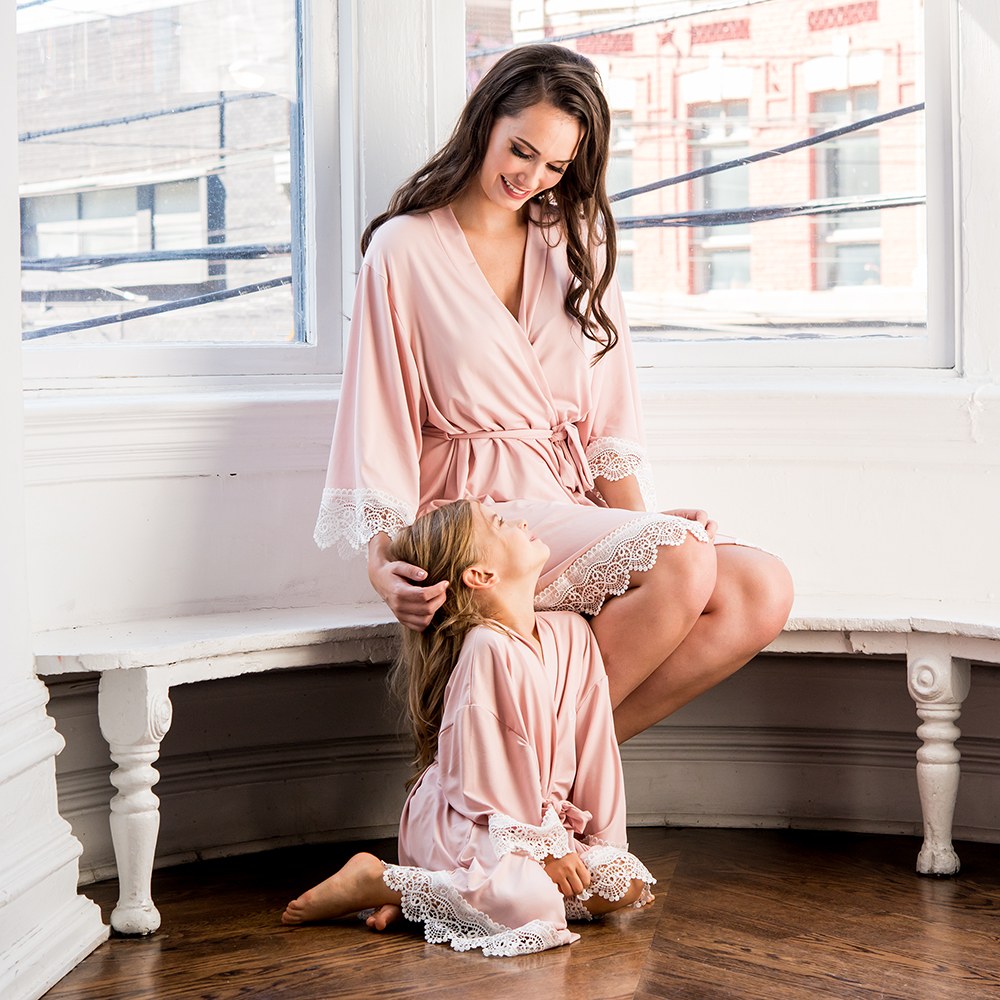 Custom Jersey Knit Kids Robes