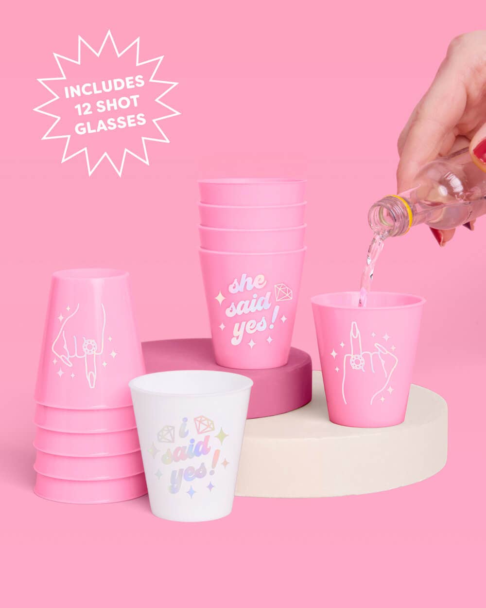 She Said Yes! Shot Glasses
