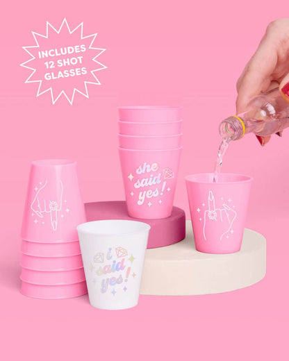 She Said Yes! Shot Glasses