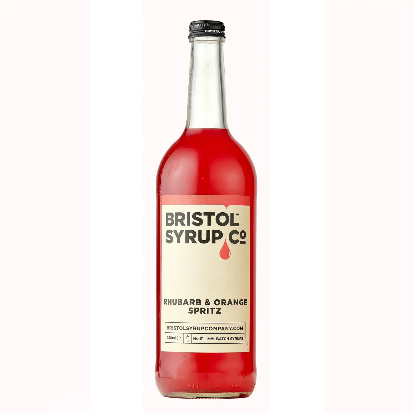 Bristol Syrup No. 31: Rhubarb + Orange Spritz