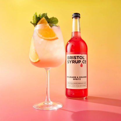 Bristol Syrup No. 31: Rhubarb + Orange Spritz