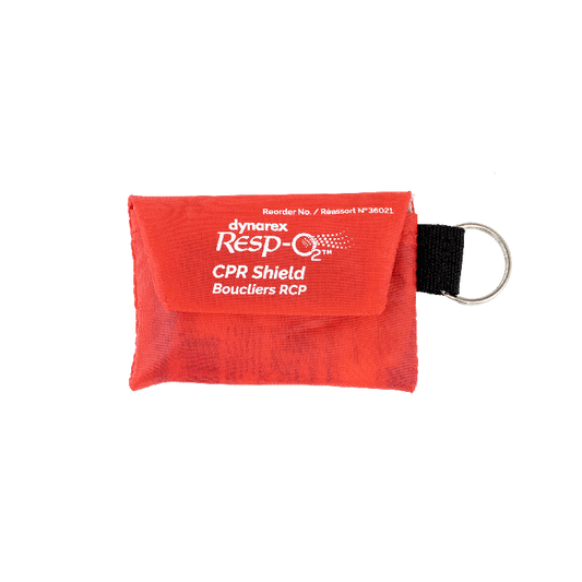 Dynarex CPR Barrier with Valve in Soft Pouch