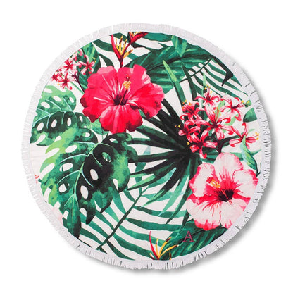 Custom Round Beach Towels