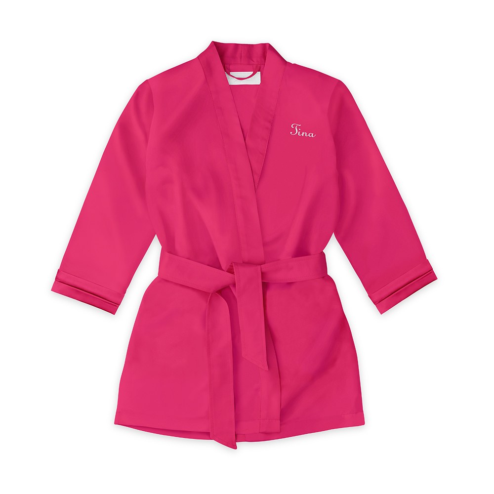 Custom Satin Kids Robes