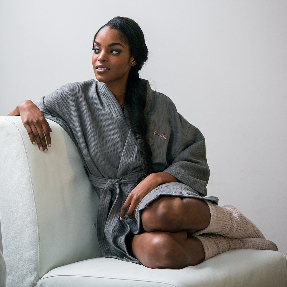 Custom Waffle Knit Robes