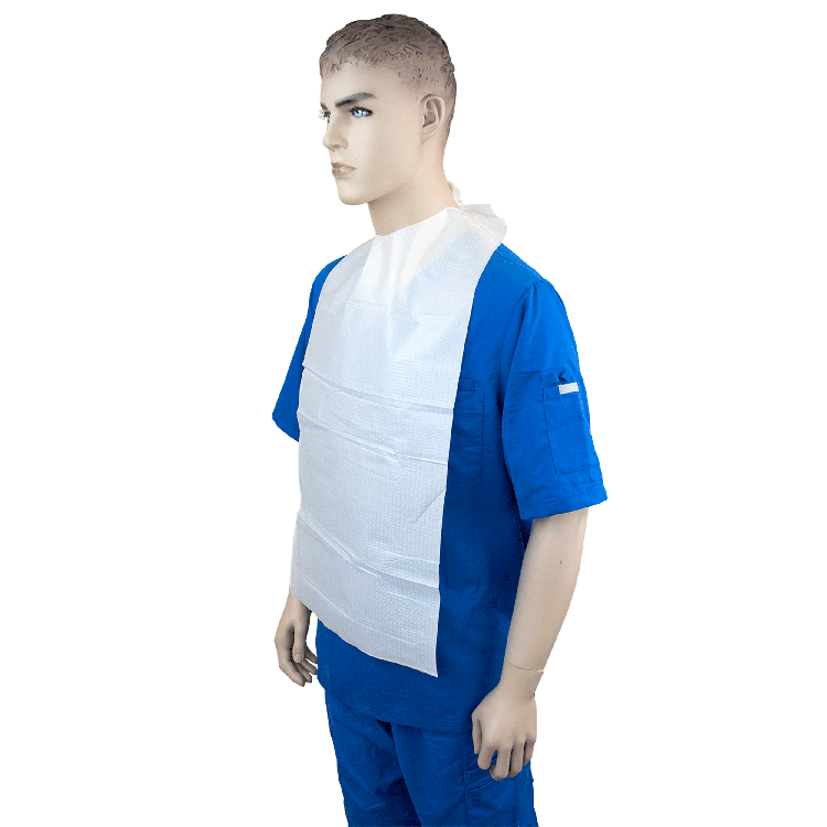 Paper/Poly Lab Bibs with Ties 300/case