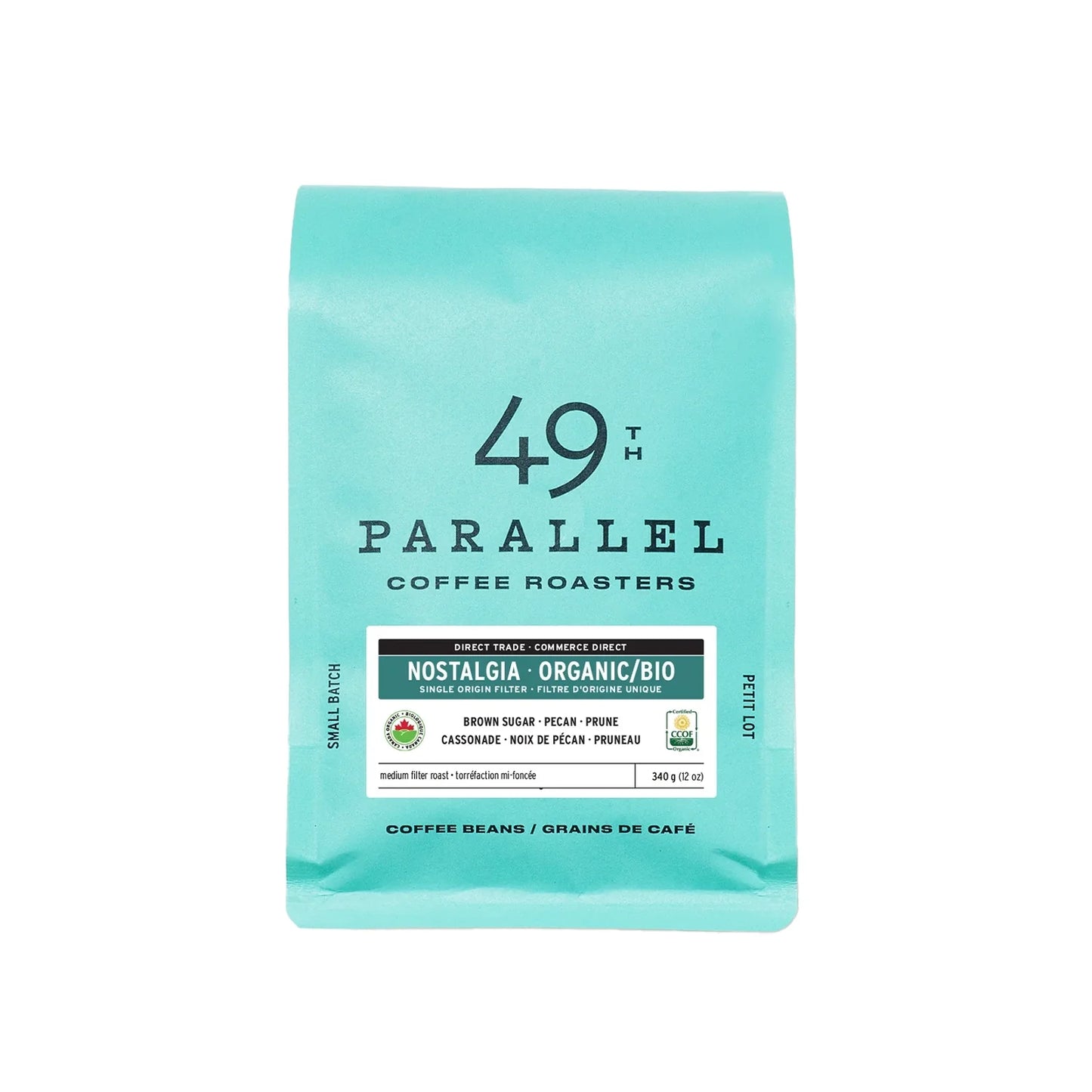 49th Parallel Organic Nostalgia Whole Bean Coffee