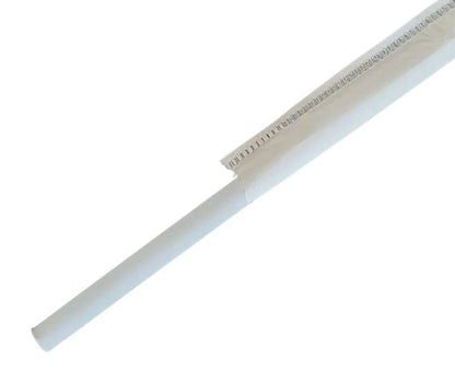 Stone  10" Individually Wrapped Milkshake Plastic Straws 500/box