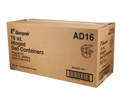 Genpak Hinged Deli Container