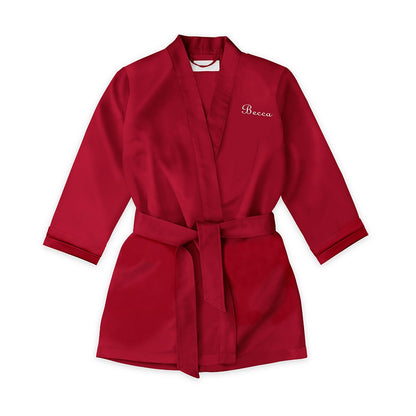 Custom Satin Kids Robes