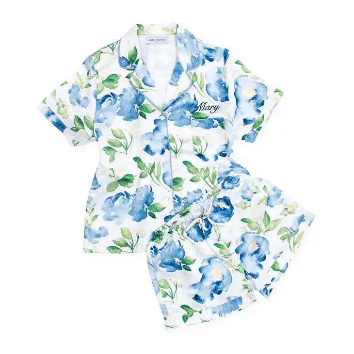 Custom Floral Pajama Set