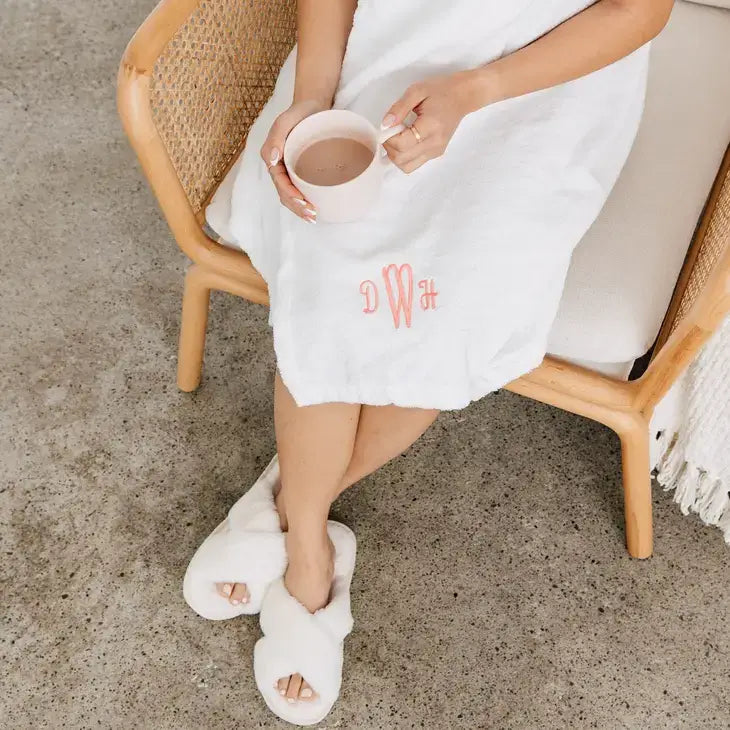 Custom Monogram Bath Towel Wrap