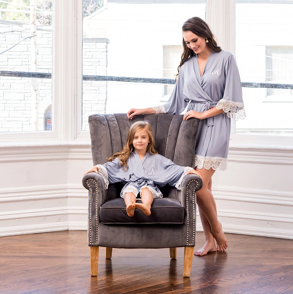 Custom Jersey Knit Kids Robes