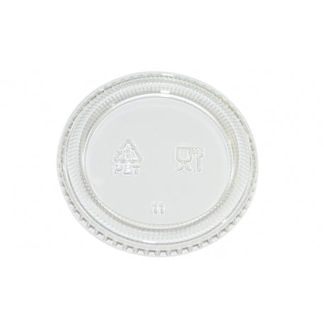 2-4 oz Portoin Cup Lid Clear PLA 76mm 1000cs BPI