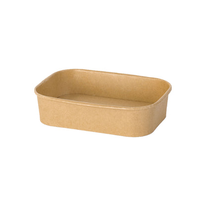 Green Century Rectangular Kraft Salad/Deli Bowls