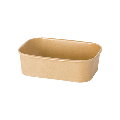 Green Century Rectangular Kraft Salad/Deli Bowls