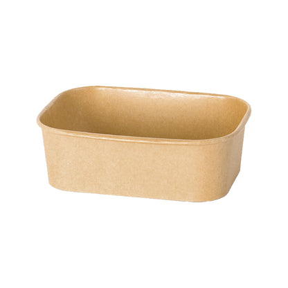 Green Century Rectangular Kraft Salad/Deli Bowls