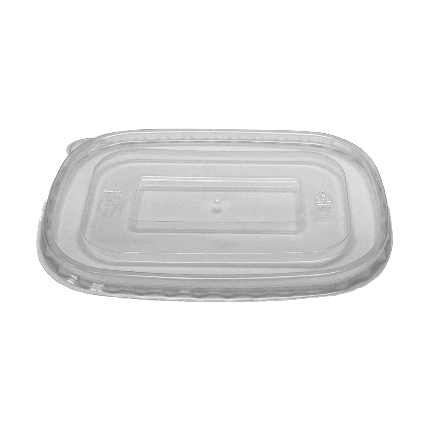 PP Clear Lid for Kraft  16-32oz Rectangular  Salad/Deli Bowls 300/case