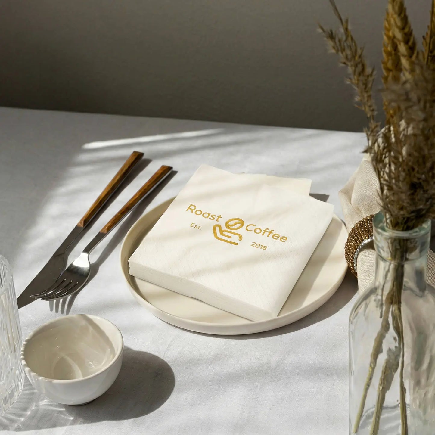 Custom Foil Beverage Napkins