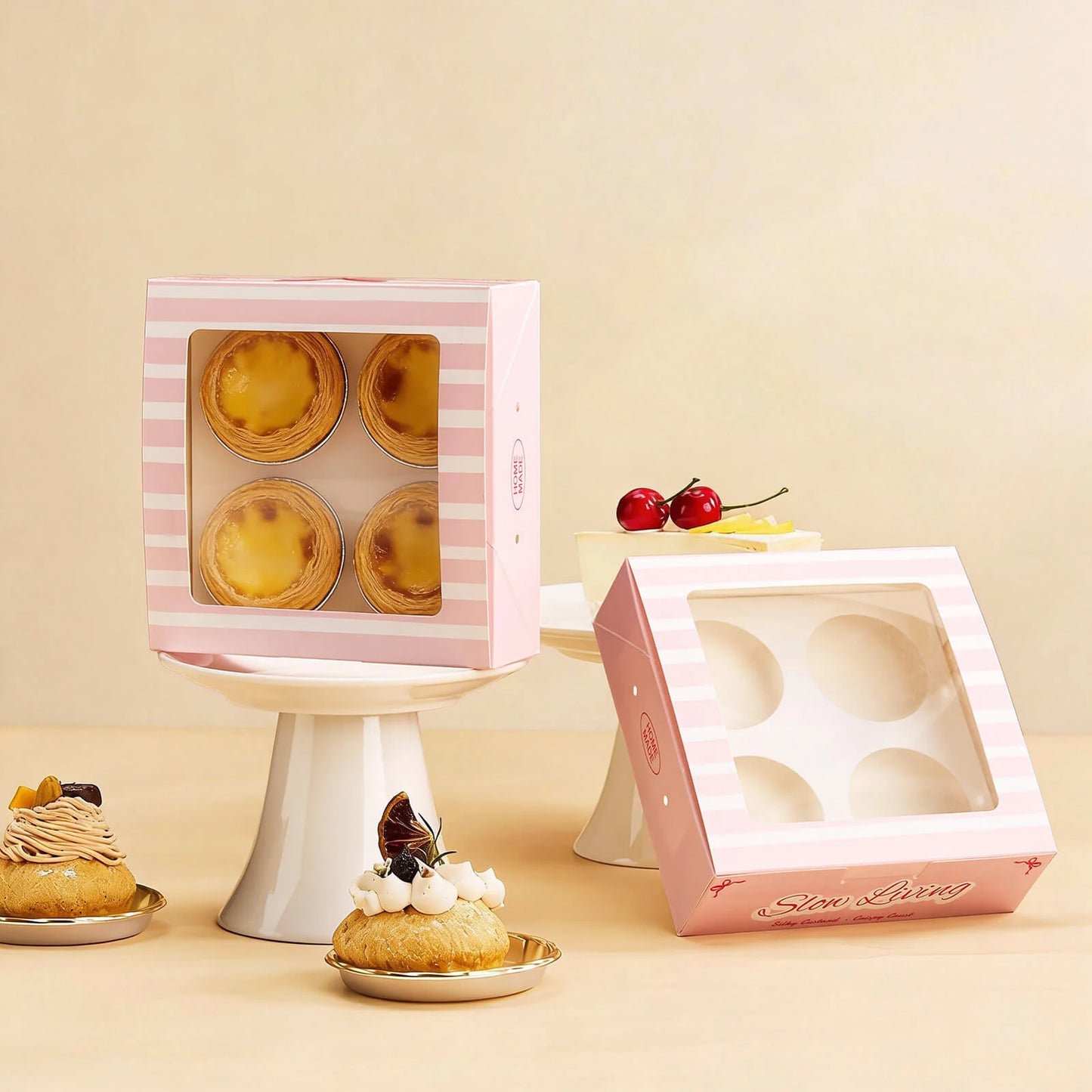Custom Egg Tart Boxes
