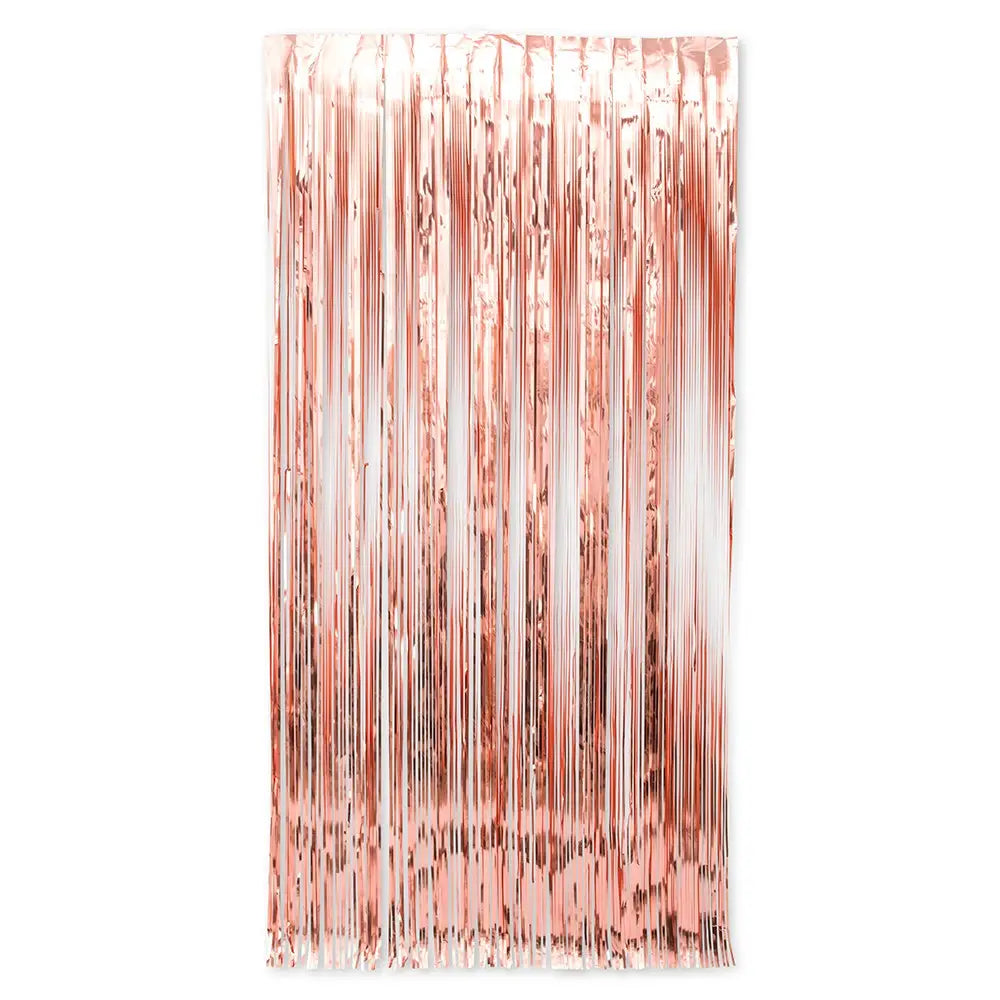 Metallic Foil Fringe Curtains