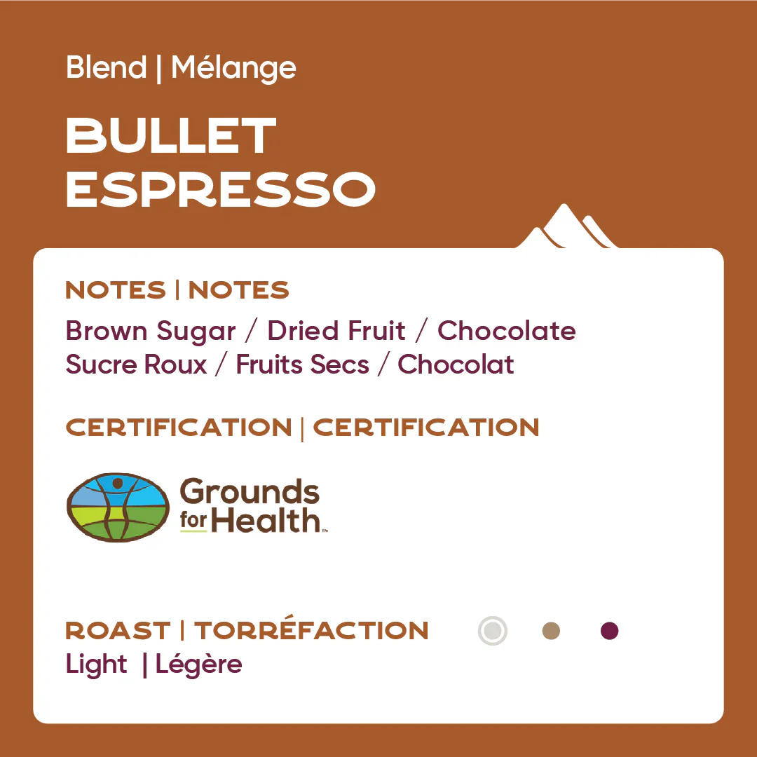 Reunion Bullet Espresso Whole Bean Coffee