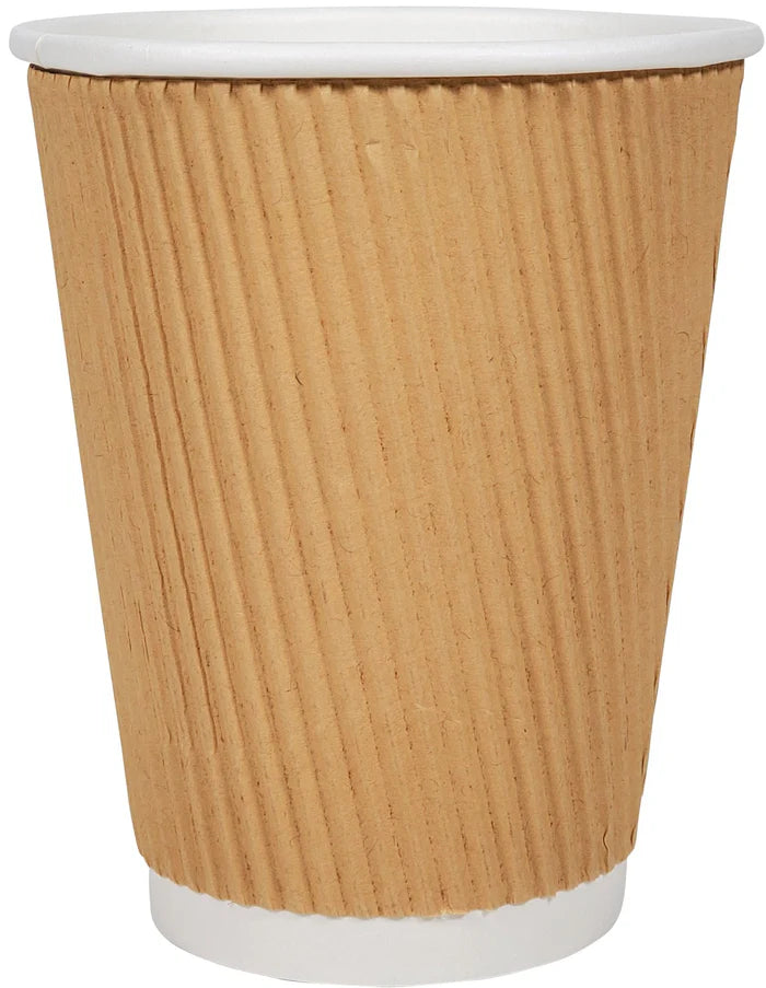 Kraft Ripple Paper Cups
