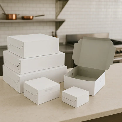 White Cake Boxes