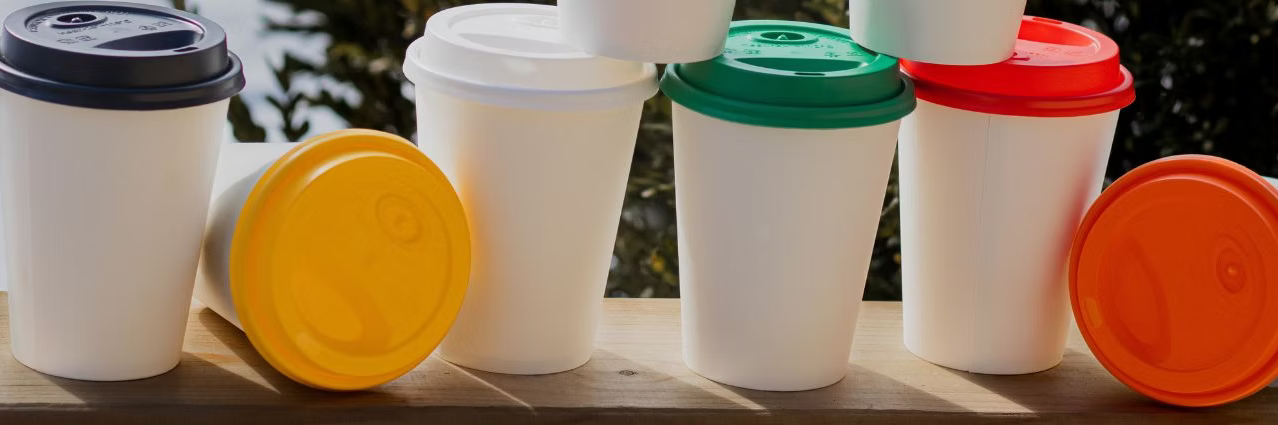 Coloured Coffee Lids 1000/case