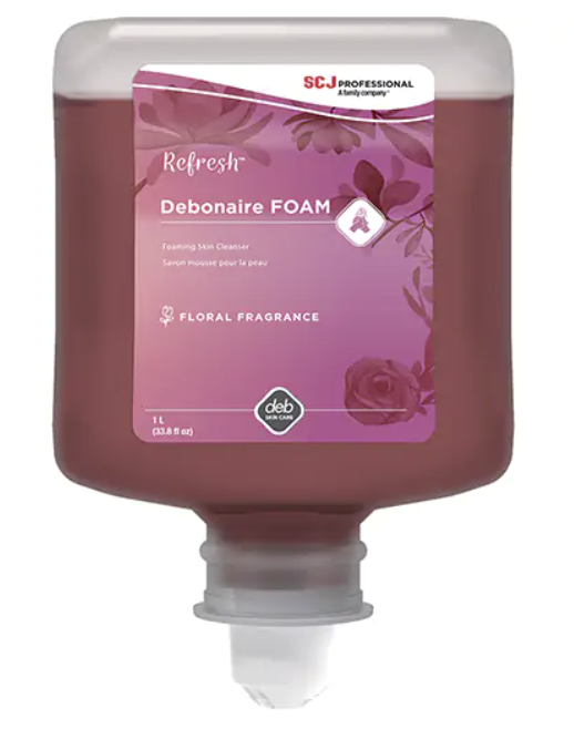Deb 212 Refresh Pink Foam Hand Soap 1L