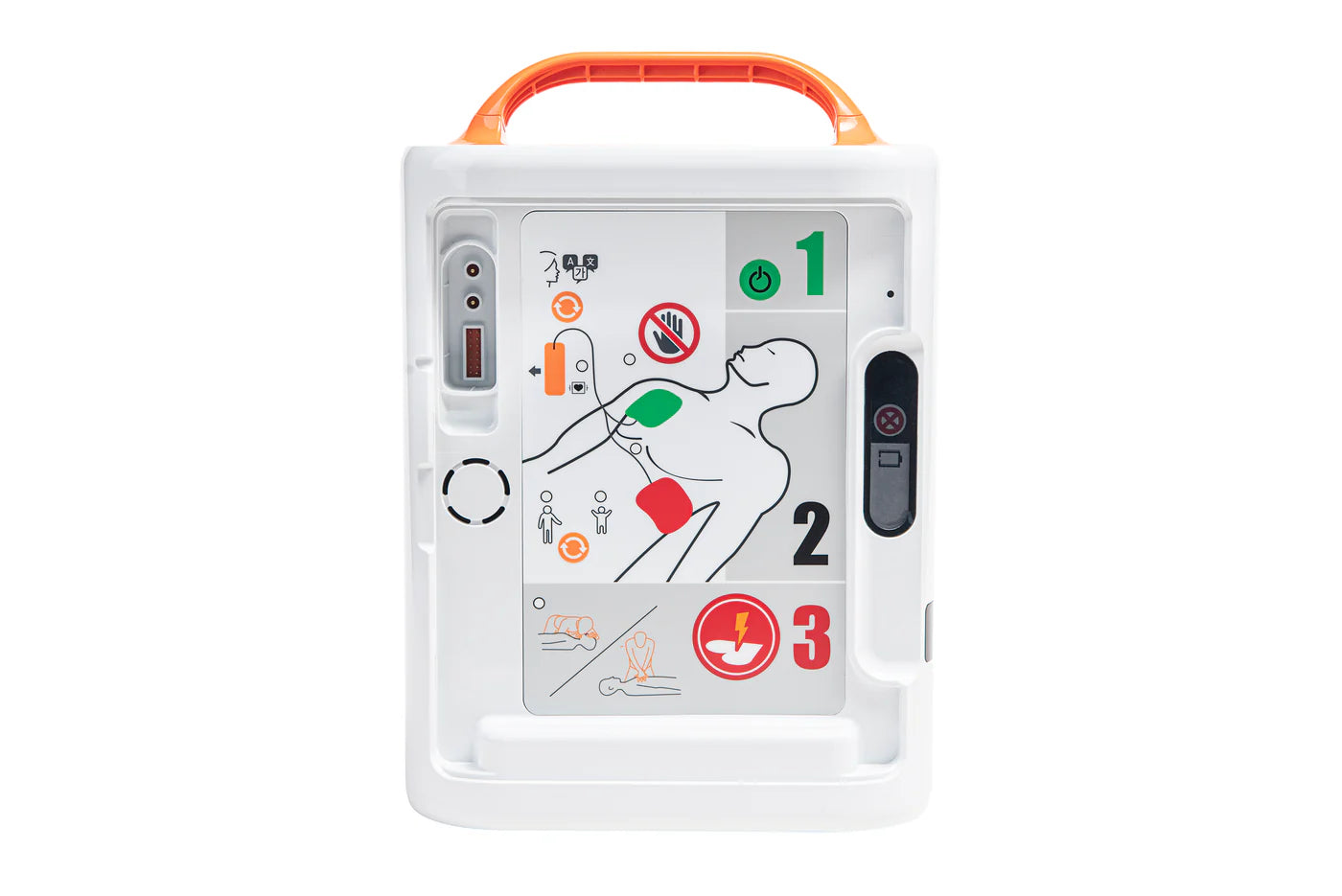A16 Semi Automatic Heart on AED with Multilingual Voice Prompt and Accessory Pack