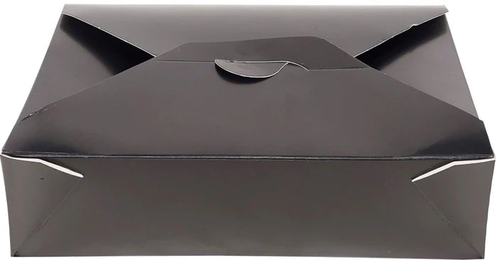 Black Folded Containers