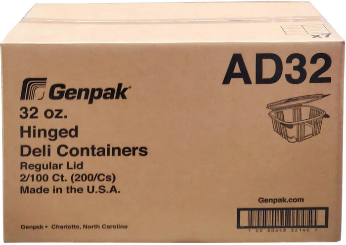 Genpak Hinged Deli Container