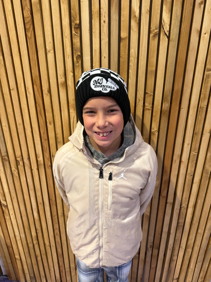 Logo Checkered Beanie
