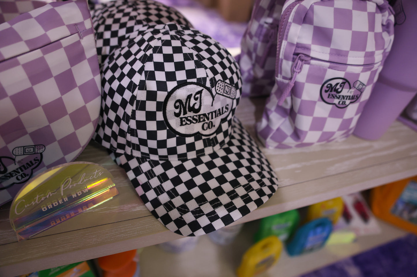 Logo Checkered Cap