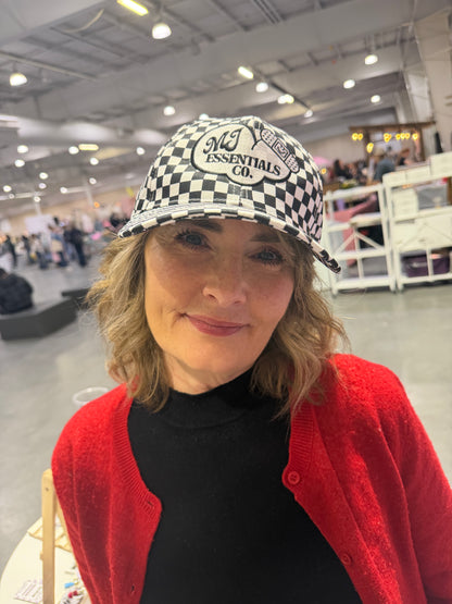 Logo Checkered Cap