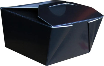 Black Folded Containers