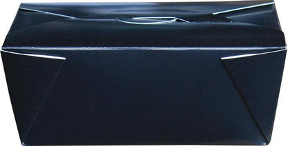 Black Folded Containers